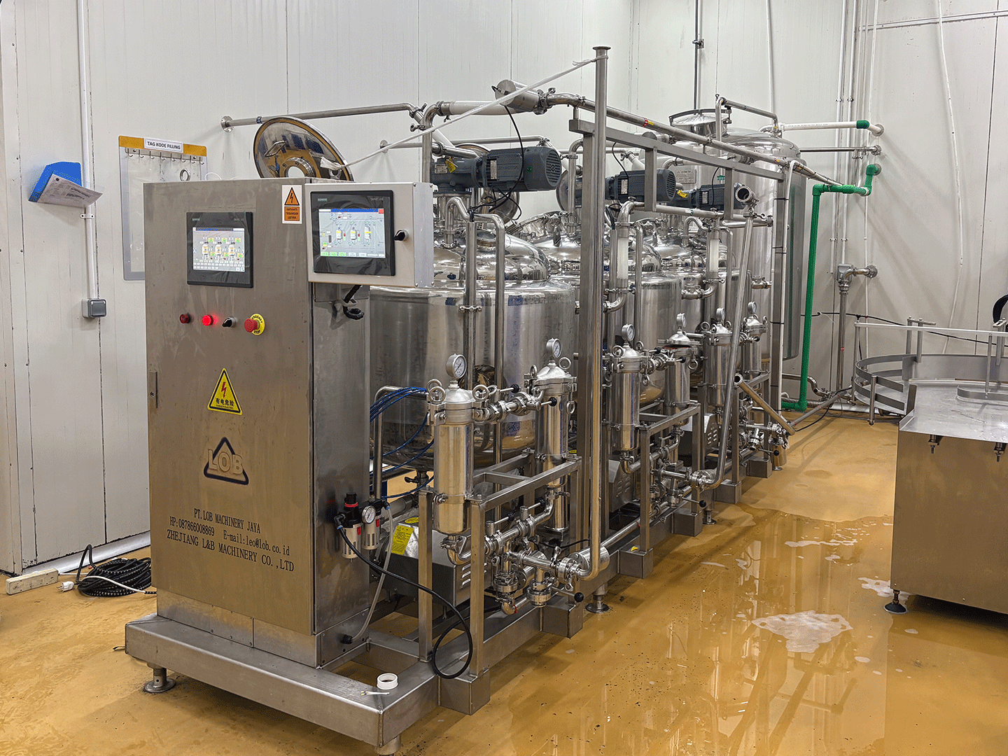 NFC juice production line