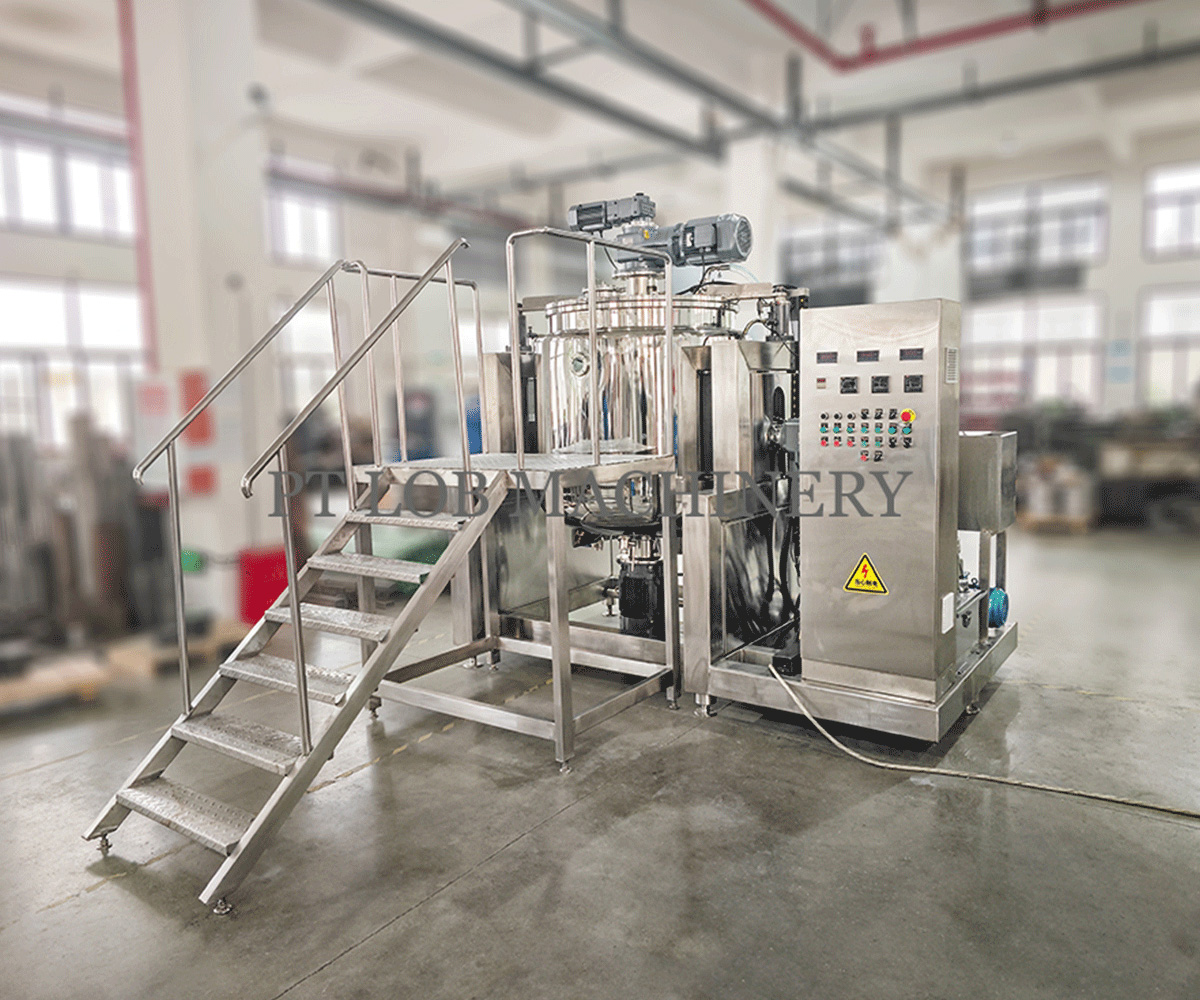 Tangki Pencampur Emulsifikasi Vakum hidrolik 1000 Liter / EmulTank