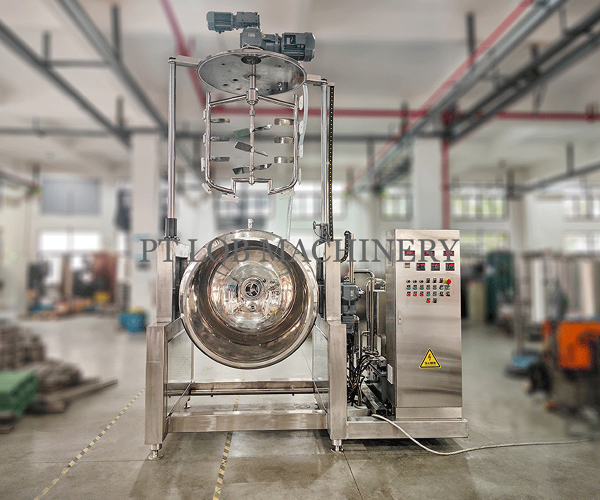 Tangki Pencampur Emulsifikasi Vakum hidrolik 1000 Liter / EmulTank
