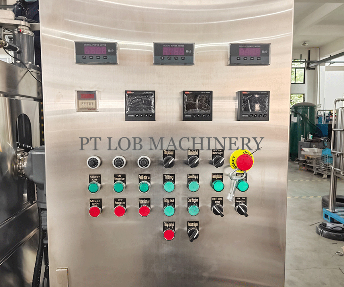 Tangki Pencampur Emulsifikasi Vakum hidrolik 1000 Liter / EmulTank
