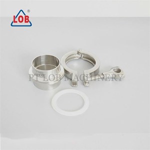 ferrule penjepit/konektor Tri-Clamp