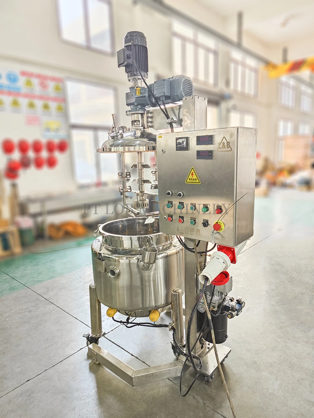 Tangki Pencampur & Pengemulsi 100L (Model Portabel)