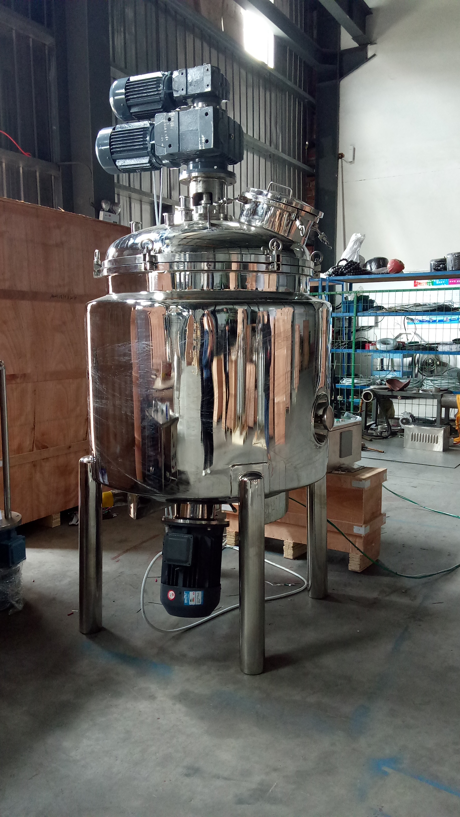 500L Vacuum homogenizer mixing tank / ShearMix