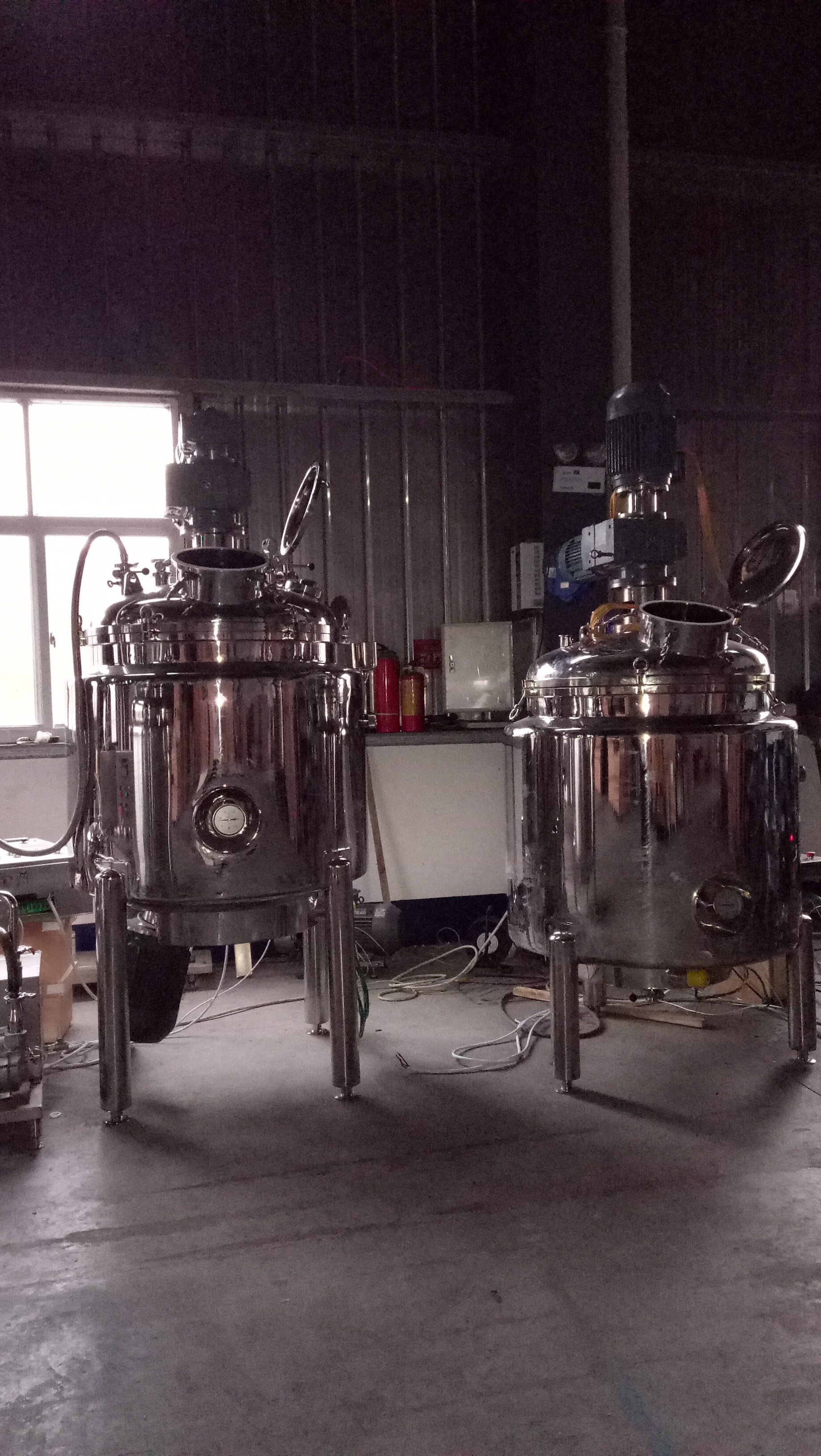 500L Vacuum homogenizer mixing tank / ShearMix