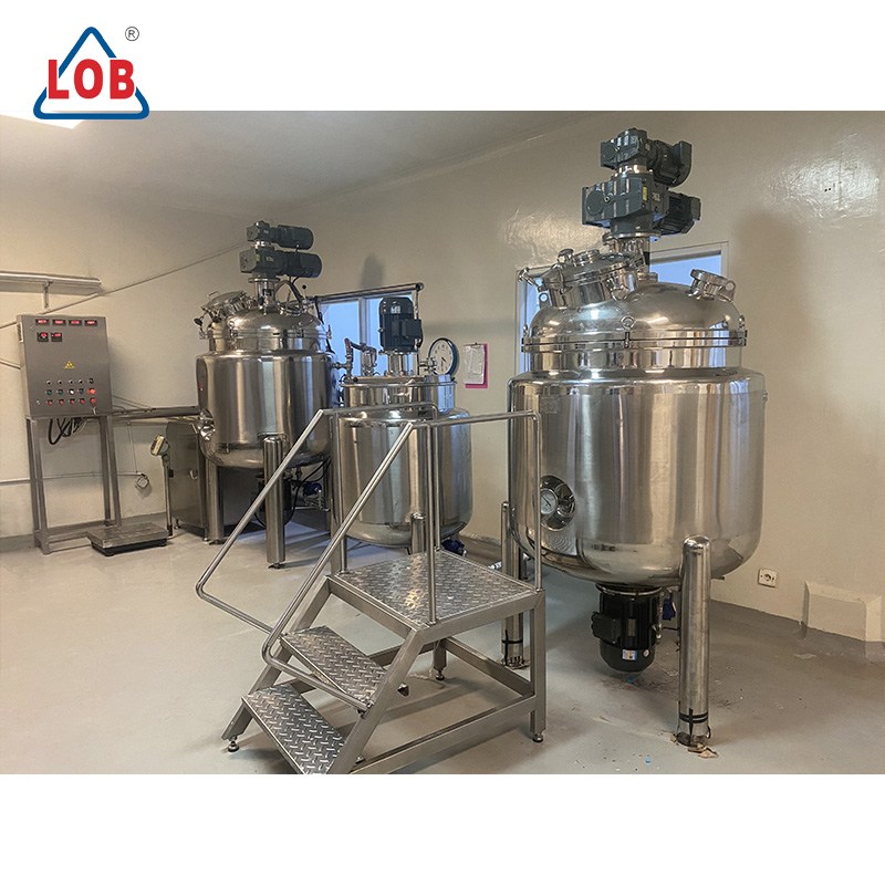 500L Vacuum homogenizer mixing tank / ShearMix