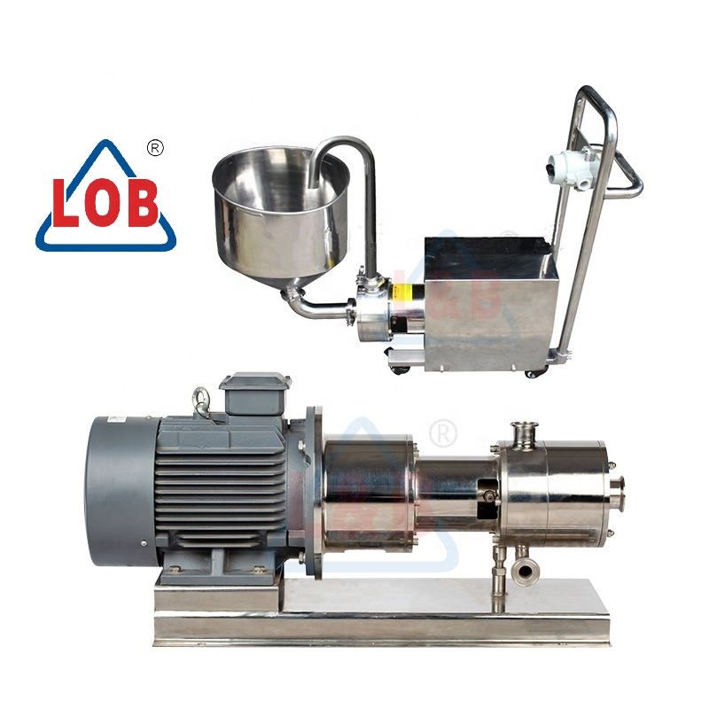 Pompa Mixer Shear Tinggi Inline / Pompa Homogenizer