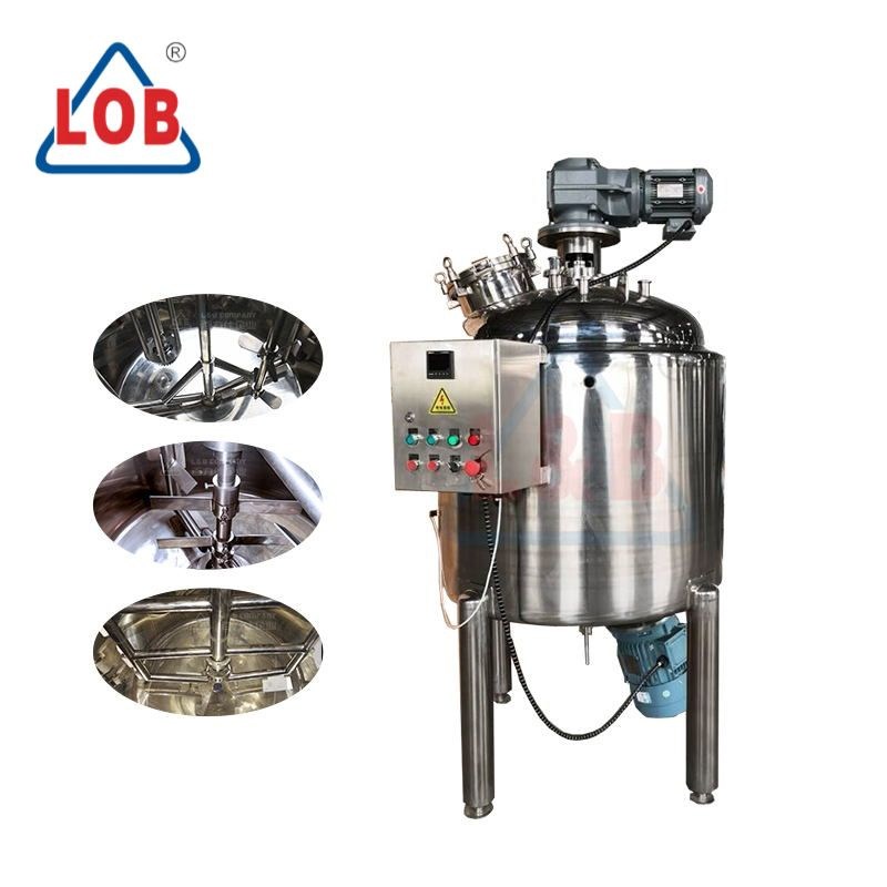 Tangki Pencampuran dengan Homogenizer di Bagian Bawah / Cosmetics Processing Tank
