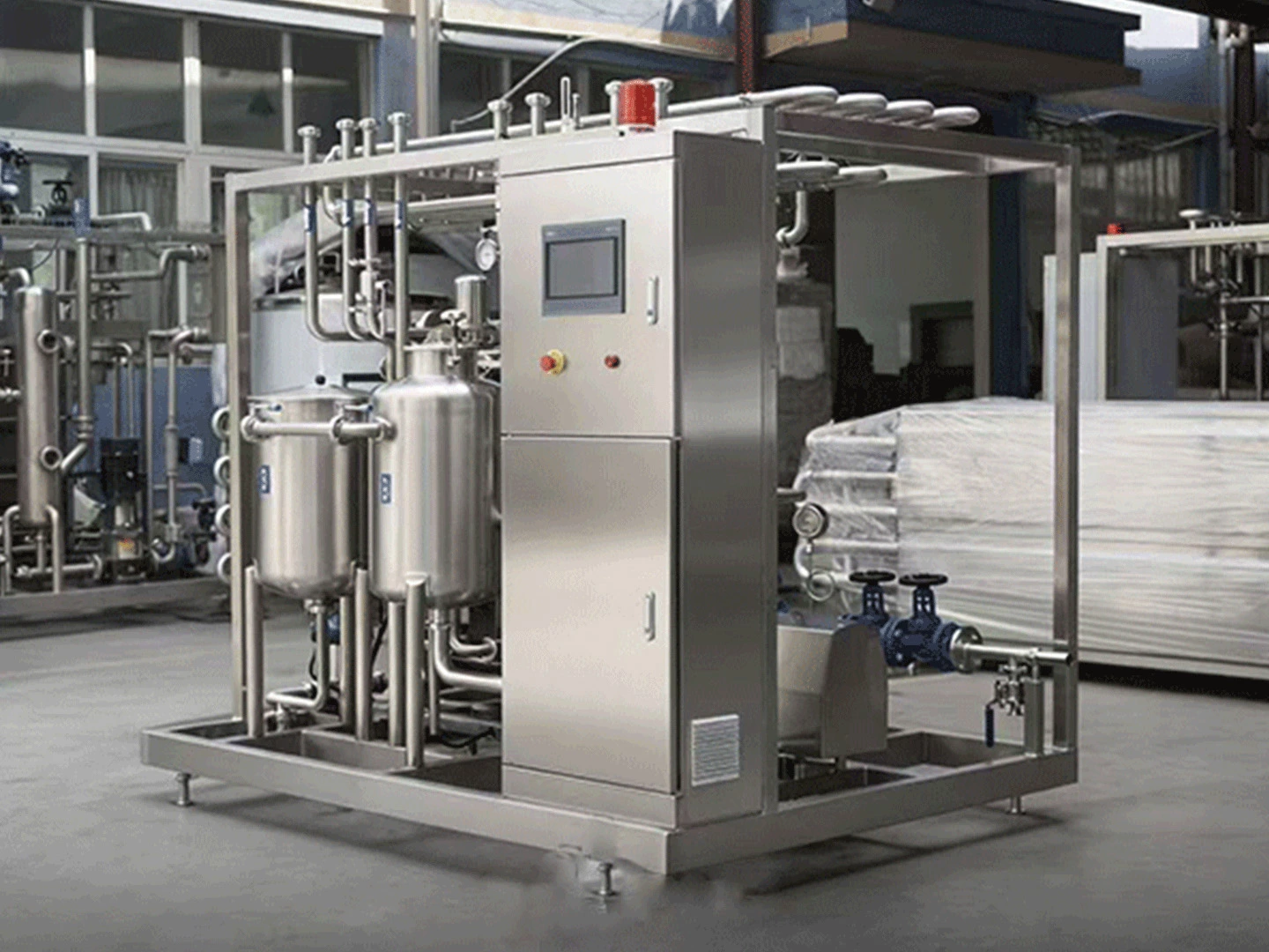 Jalur produksi jus NFC