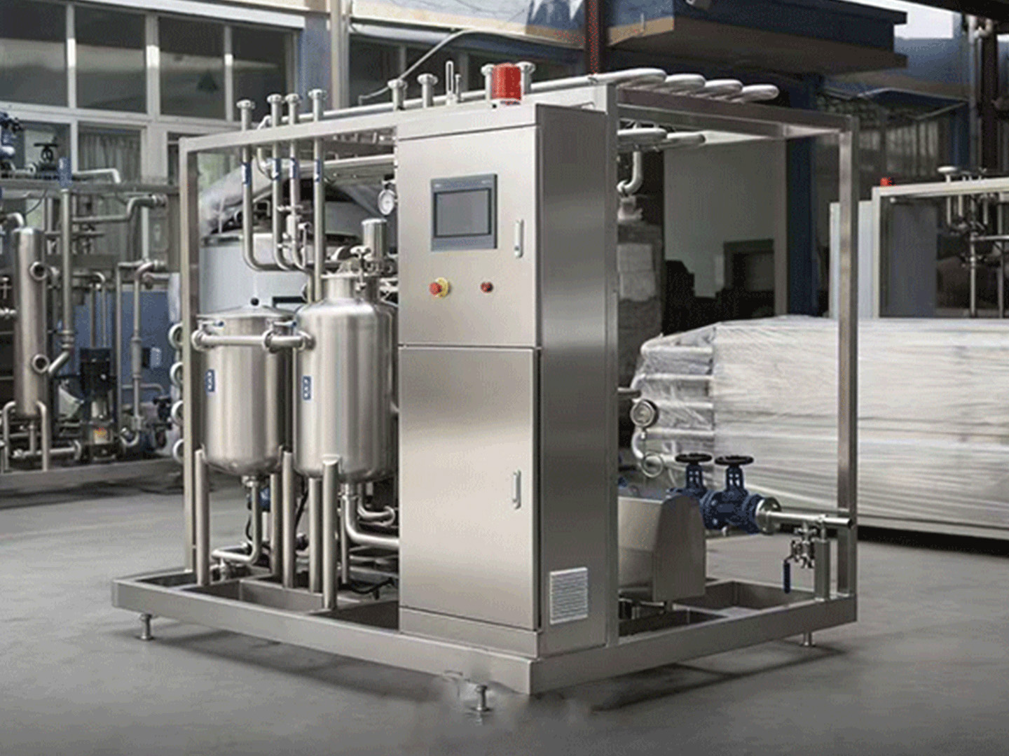 Jalur produksi jus NFC