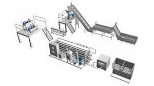 Jalur produksi jus NFC