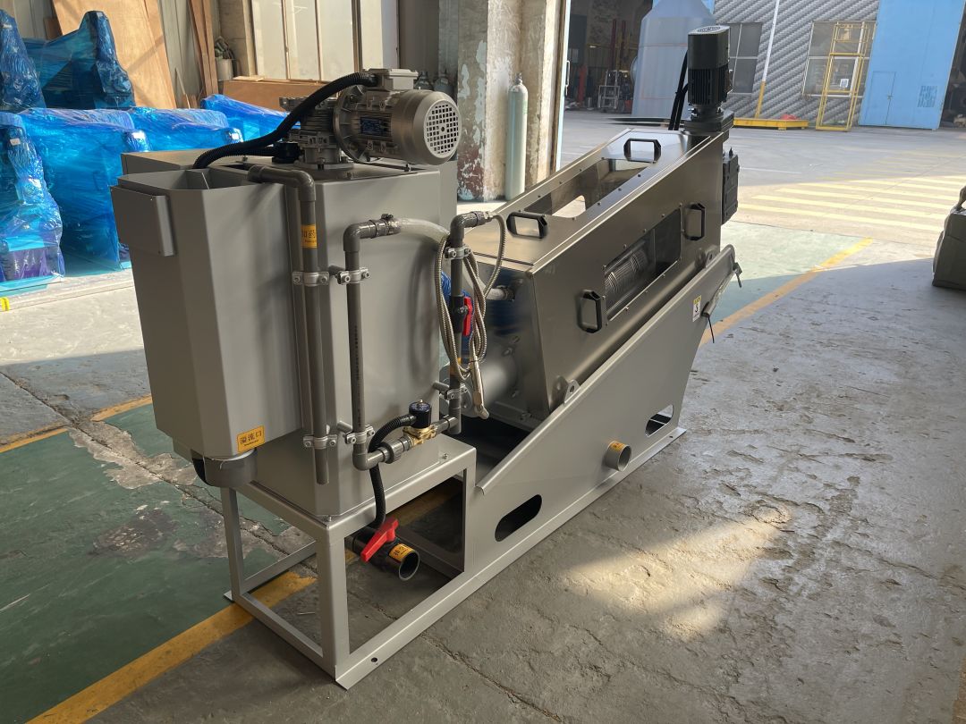 Mesin screw press/mesin pengolahan lumpur