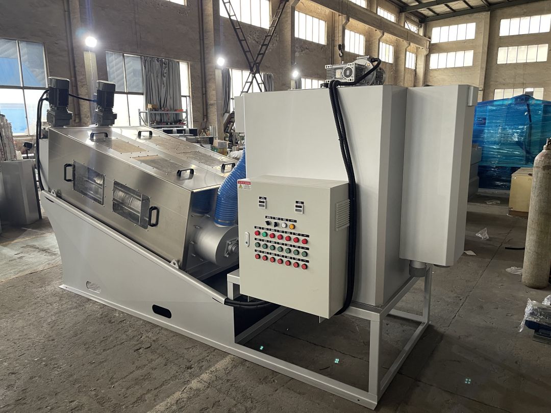Mesin screw press/mesin pengolahan lumpur
