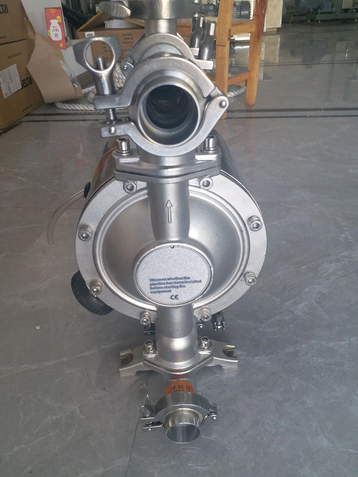 Pompa diafragma SS304/316L