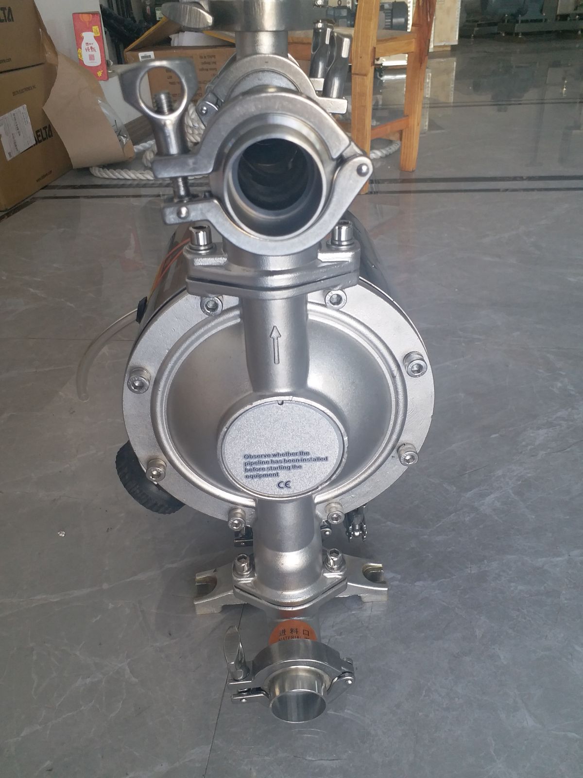 Pompa diafragma SS304/316L