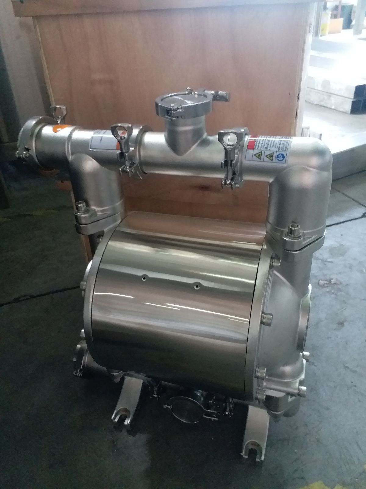 Pompa diafragma SS304/316L