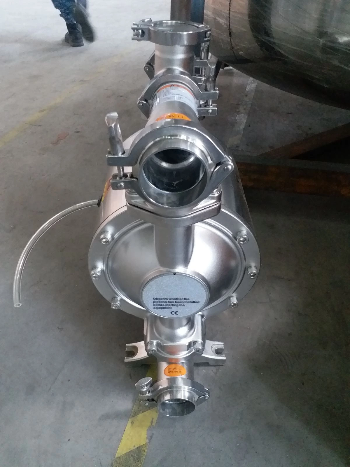 Pompa diafragma SS304/316L