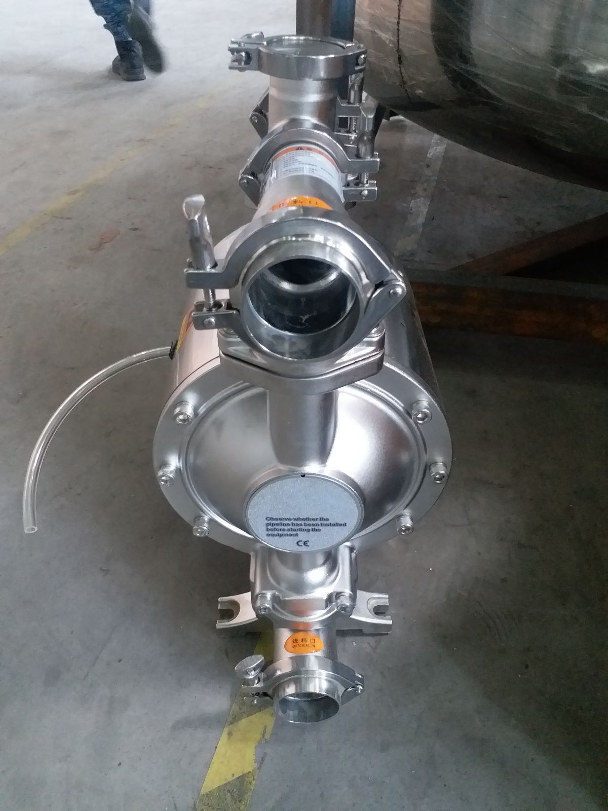 Pompa diafragma SS304/316L