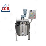 Stainless steel Mixing tank/ Tangki Pencampuran Pemanas Listrik / Jacketed Mixing Tank